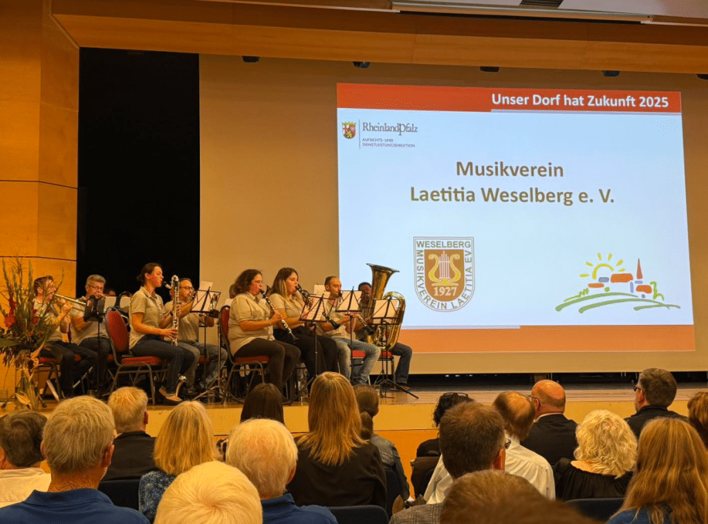 Musikverein bei Siegerehrung