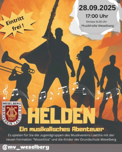 Einladung MV - HELDEN-ein musikalisches Abenteuer