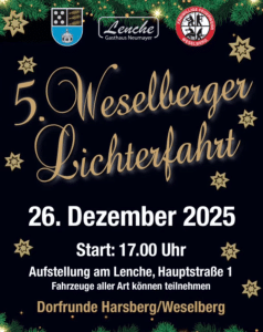 Plakat Lichterfahrt