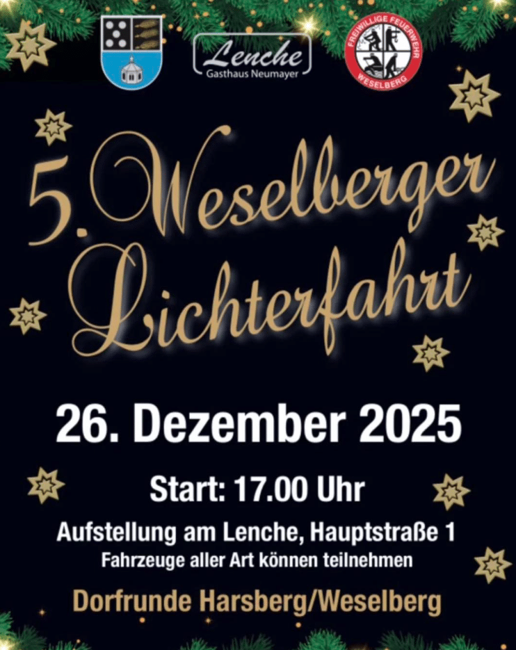 Lichterfahrt Weselberg 2025
