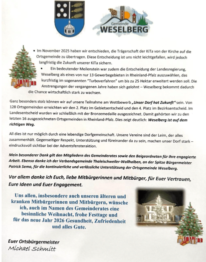 Weihnachtsbrief 2
