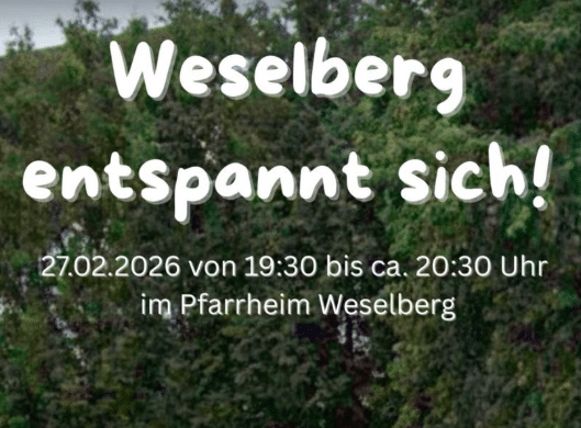 Weselberg entspannt sich