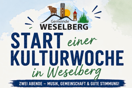 Start unserer Kulturwoche in Weselberg!