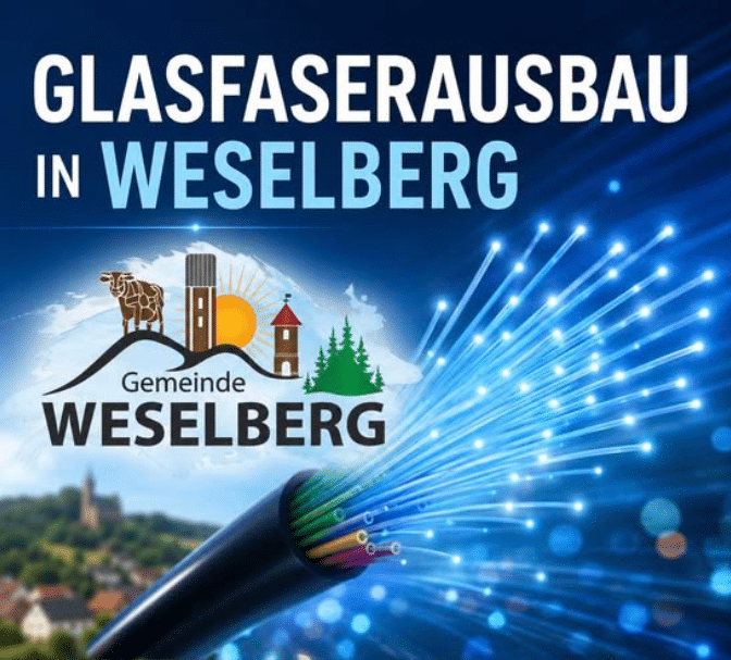 Glasfaserausbau in unserer Gemeinde – Endspurt!