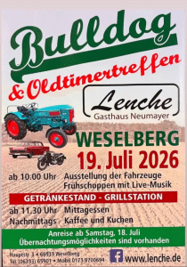 Plakat Bulldogtreffen 2026