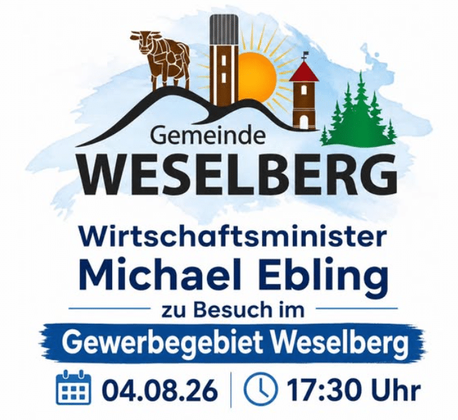Wirtschaftsminister Ebling zu Besuch in Weselberg